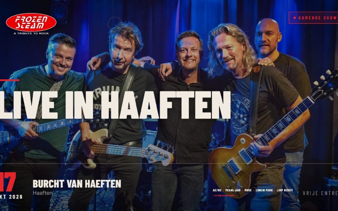🎸 Zaterdag is het tijd voor onze bandavond met The Frozensteams! 🎶